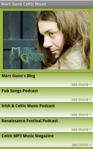Marc Gunn Celtic Music App