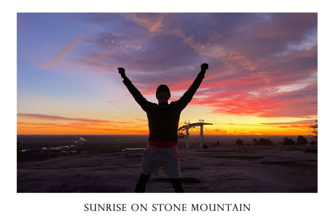 Postcard from Stone Mountain